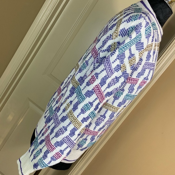 Colours Mens Sweater Vintage M Multi Color #L1 - Picture 3 of 6